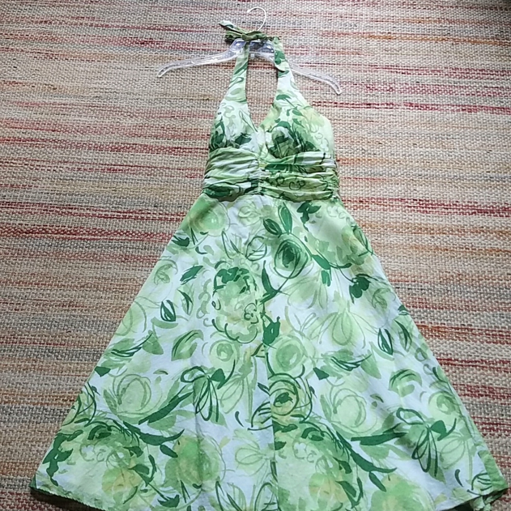 Halter top sun dress, size 4